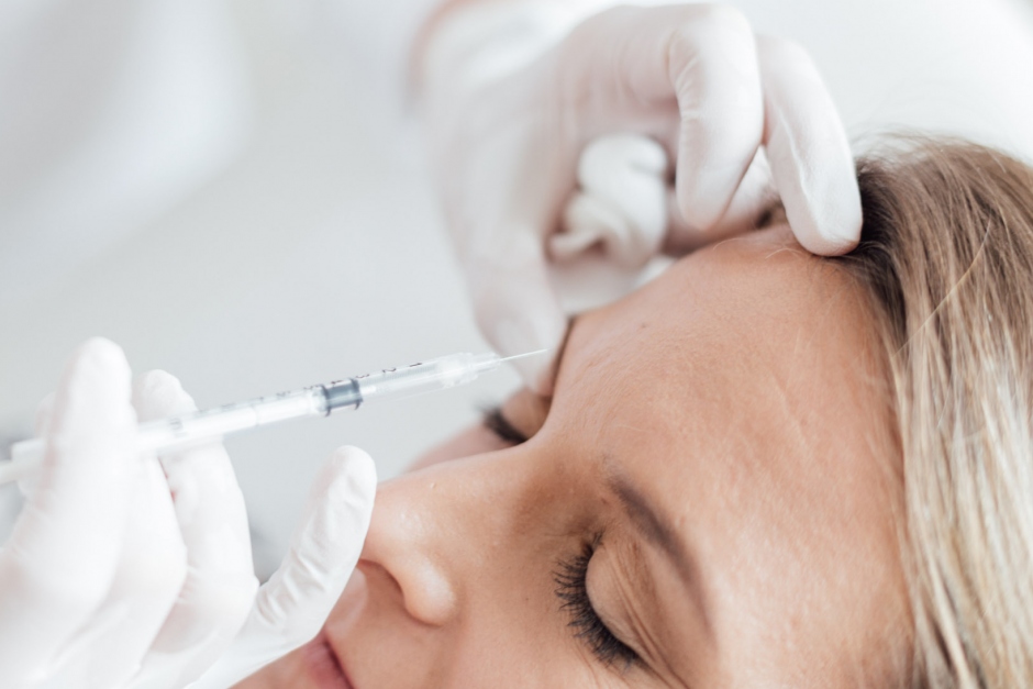 W botox Falten